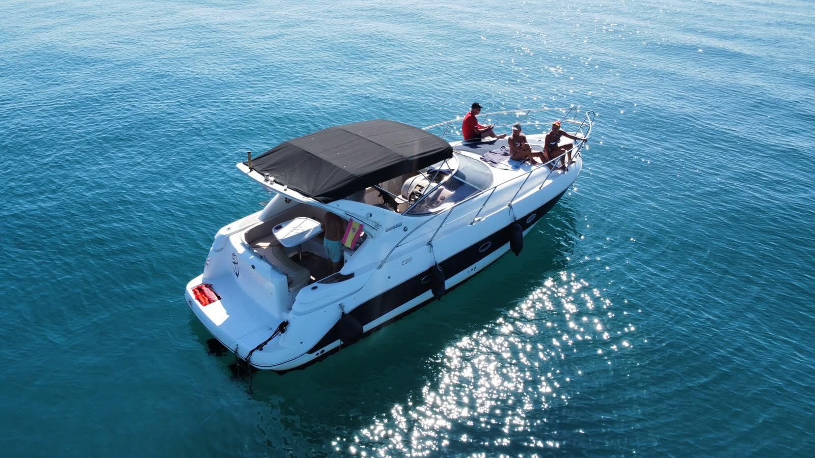 Sessa C35 cruising the Mediterranean